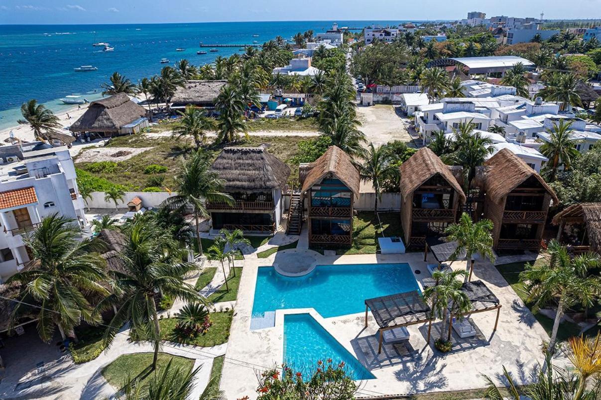 Kabanas & Beach Club Ojo De Agua プエルト・モレロス エクステリア 写真